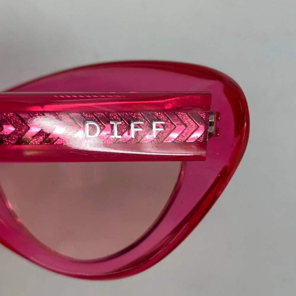DIFF Eyewear Sunglasses CLEO CP PN70‎ Pink Designer Frames Fashion